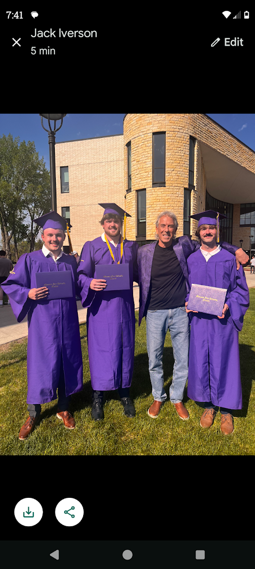 Jack and Gary at graduation